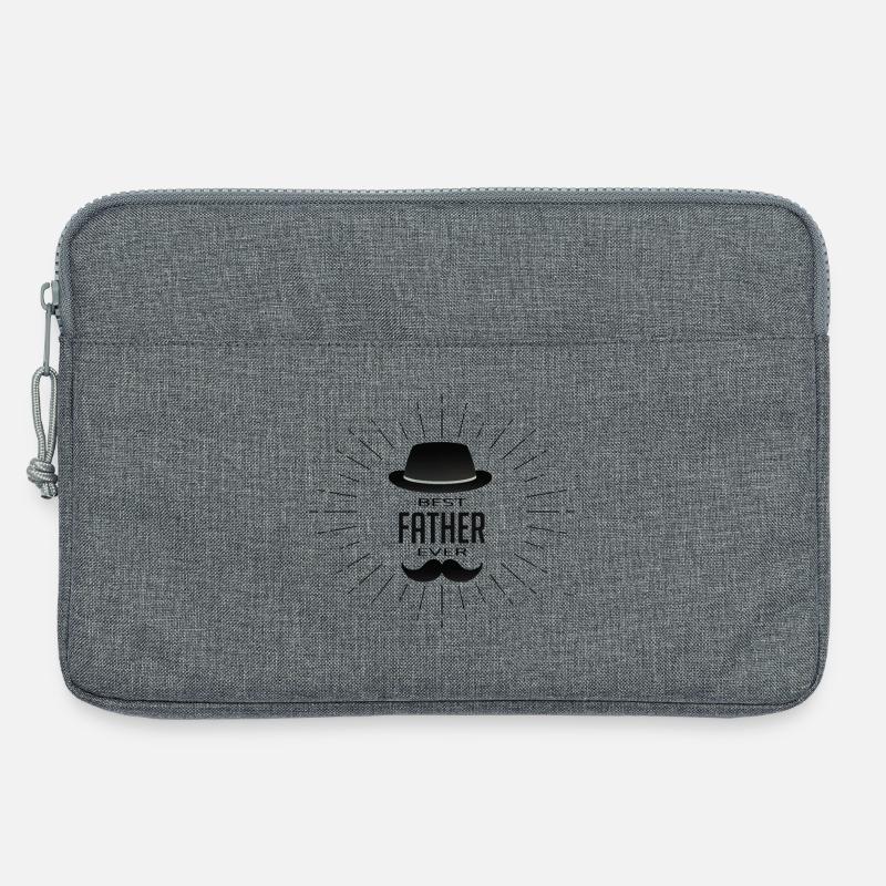 Bester Vater aller Zeiten - Laptoptasche 13" - Grau meliert
