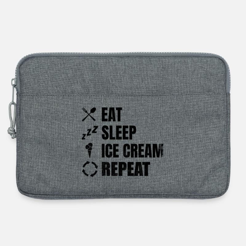 Eiscreme Liebhaber - Laptoptasche 13" - Grau meliert