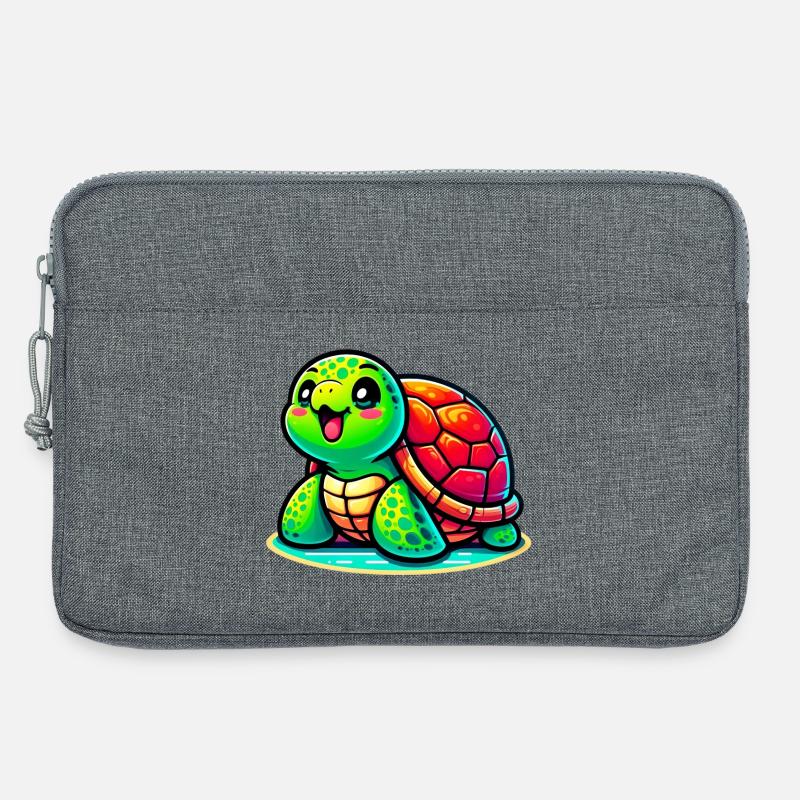 Schildkröte - Laptoptasche 13" - Grau meliert