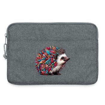 Hérisson - Sacoche pour ordinateur portable 13 pouces - gris chiné - Devant