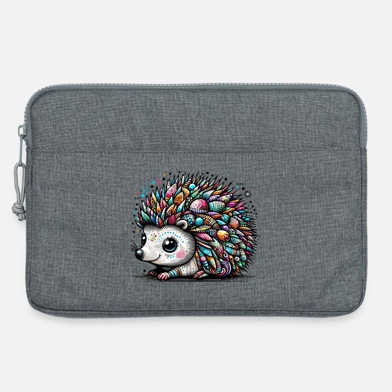 Igel - Laptoptasche 13" - Grau meliert