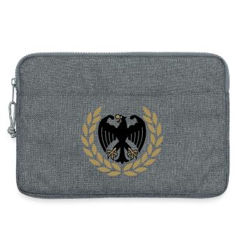 German Weight Lifting Adler - Laptop bag 13" - heather grey - Front