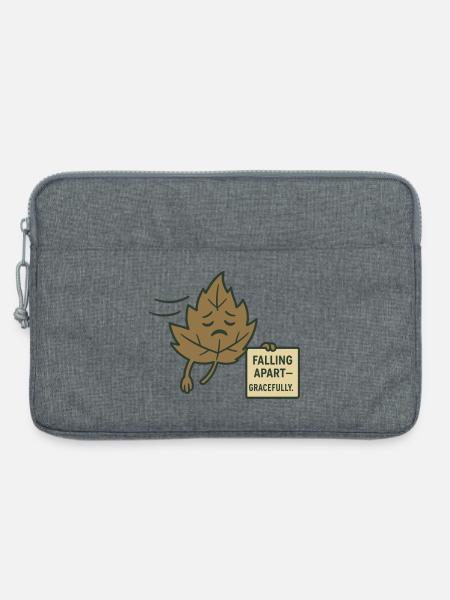 Falling Apart – Gracefully - Laptoptasche 13" - Grau meliert