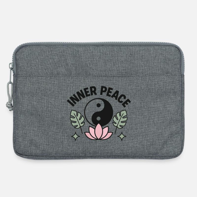 inner peace - Laptoptasche 13" - Grau meliert