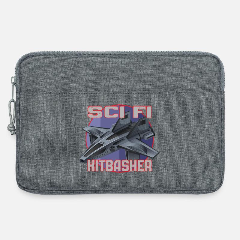 SciFi Kitbasher Jet Design - Laptoptasche 13" - Grau meliert
