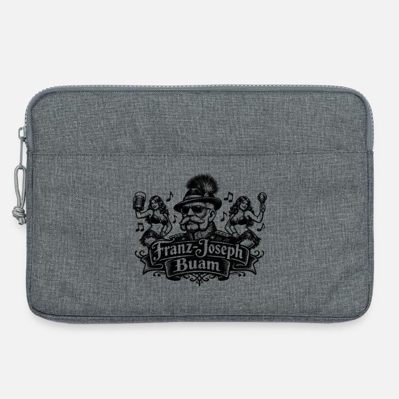 Franz Joseph Buam Logo - Laptoptasche 13" - Grau meliert