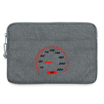 30 Anniversaire - Sacoche pour ordinateur portable 13 pouces - gris chiné - Devant