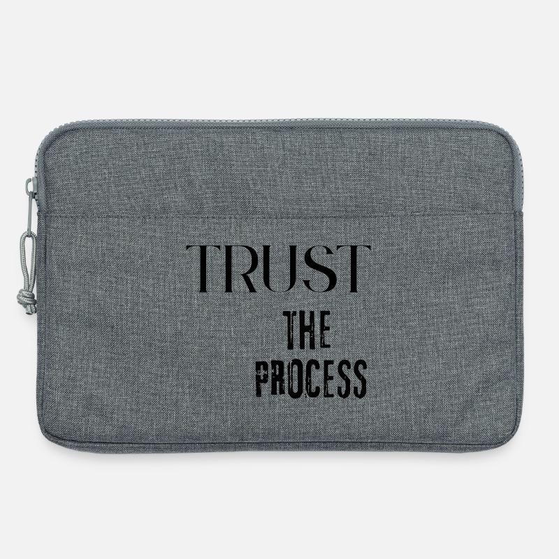 Trust the Process - Laptop bag 13" - heather grey