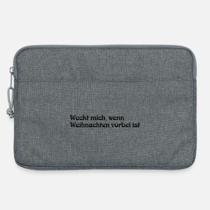 Weihnachten - Laptoptasche 13" - Grau meliert