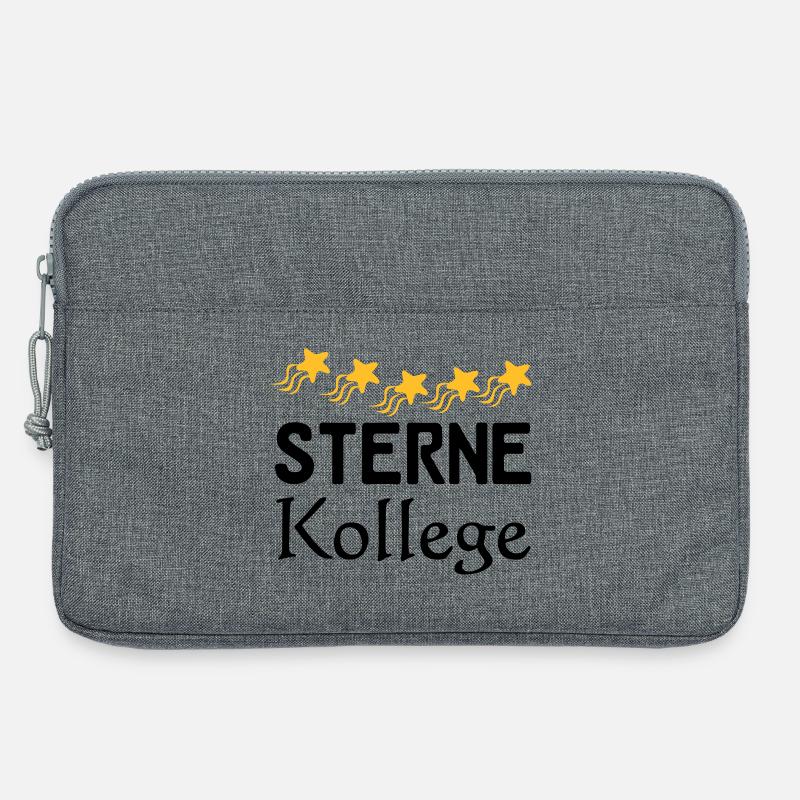 Sterne Kollege Geschenk - Laptoptasche 13" - Grau meliert