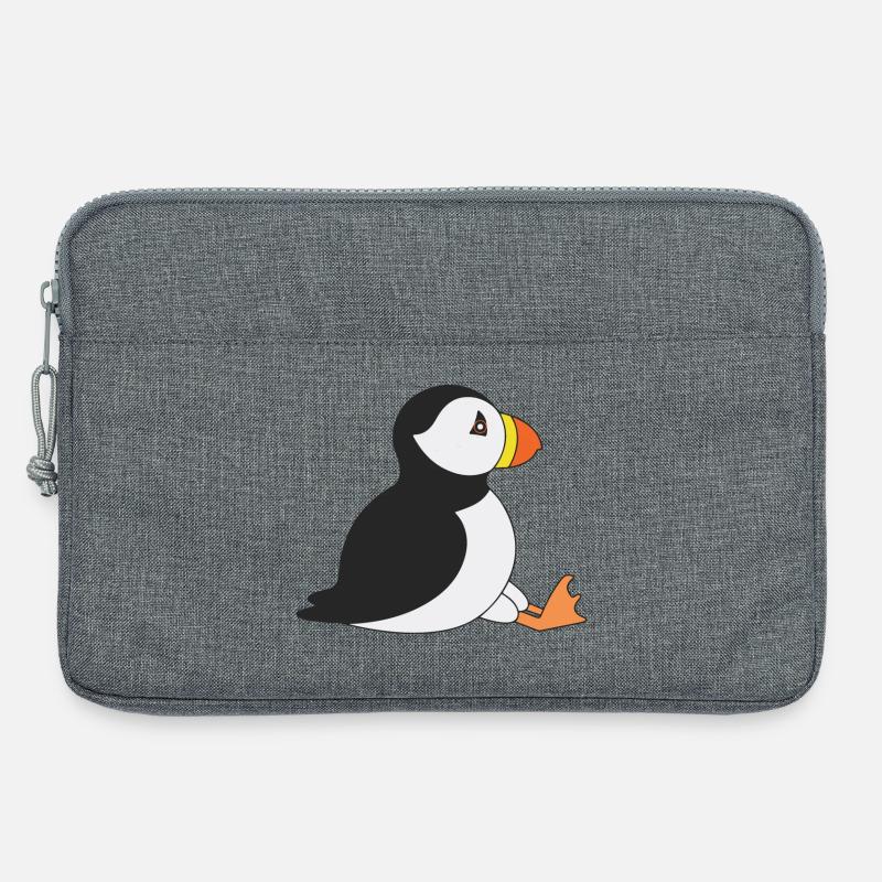 Papageientaucher - Laptoptasche 13" - Grau meliert