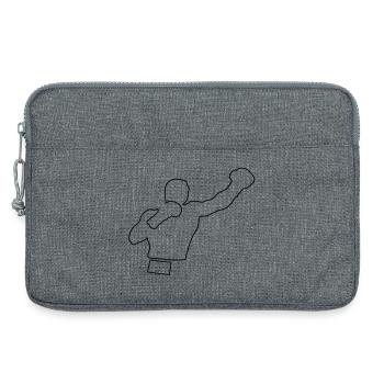 Boxer - Laptoptasche 13" - Grau meliert - Vorne