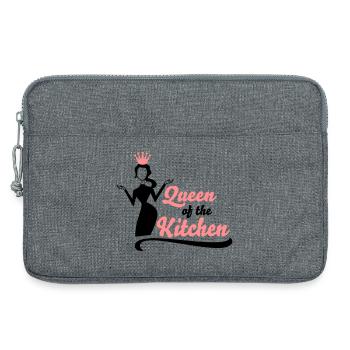 kochen - Laptoptasche 13" - Grau meliert - Vorne