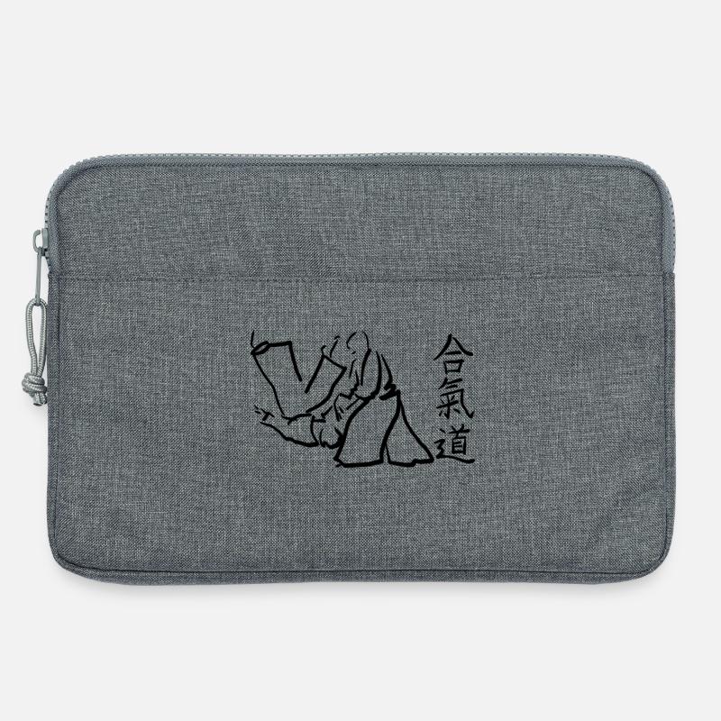 aikido - Laptoptasche 13" - Grau meliert