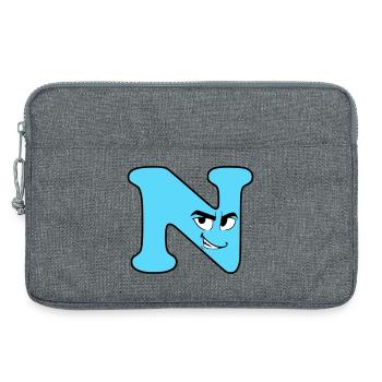 N - Laptoptasche 13" - Grau meliert - Vorne
