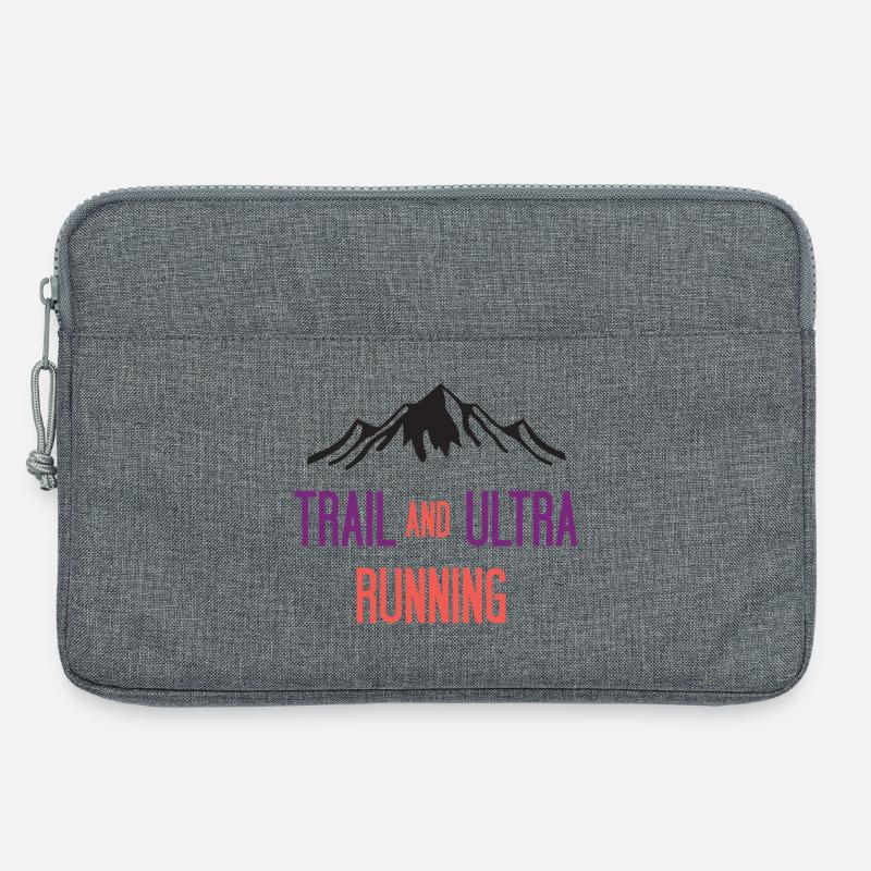 Trail- und Ultraläufe - Laptoptasche 13" - Grau meliert