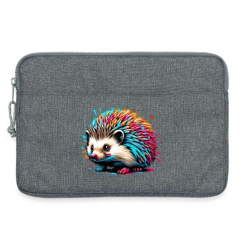 Hérisson - Sacoche pour ordinateur portable 13 pouces - gris chiné - Devant