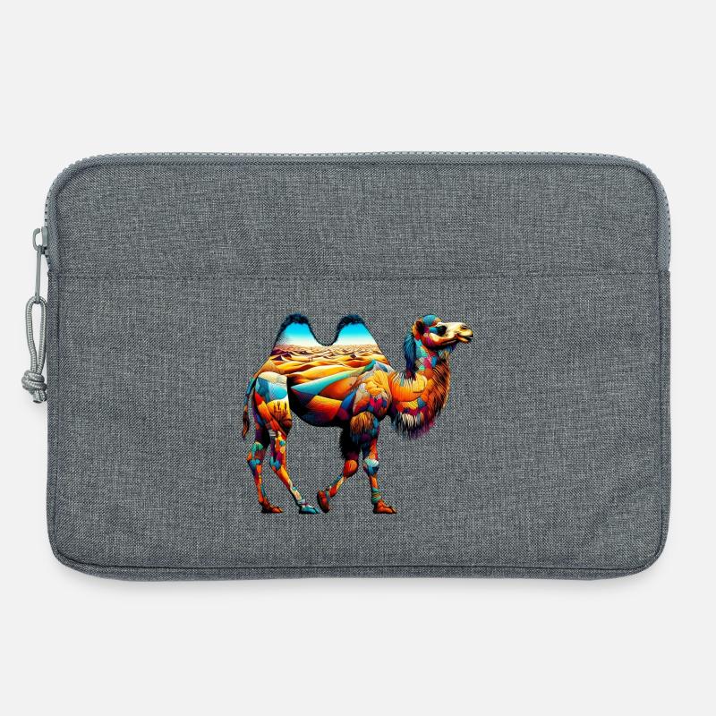 Kamel - Laptoptasche 13" - Grau meliert