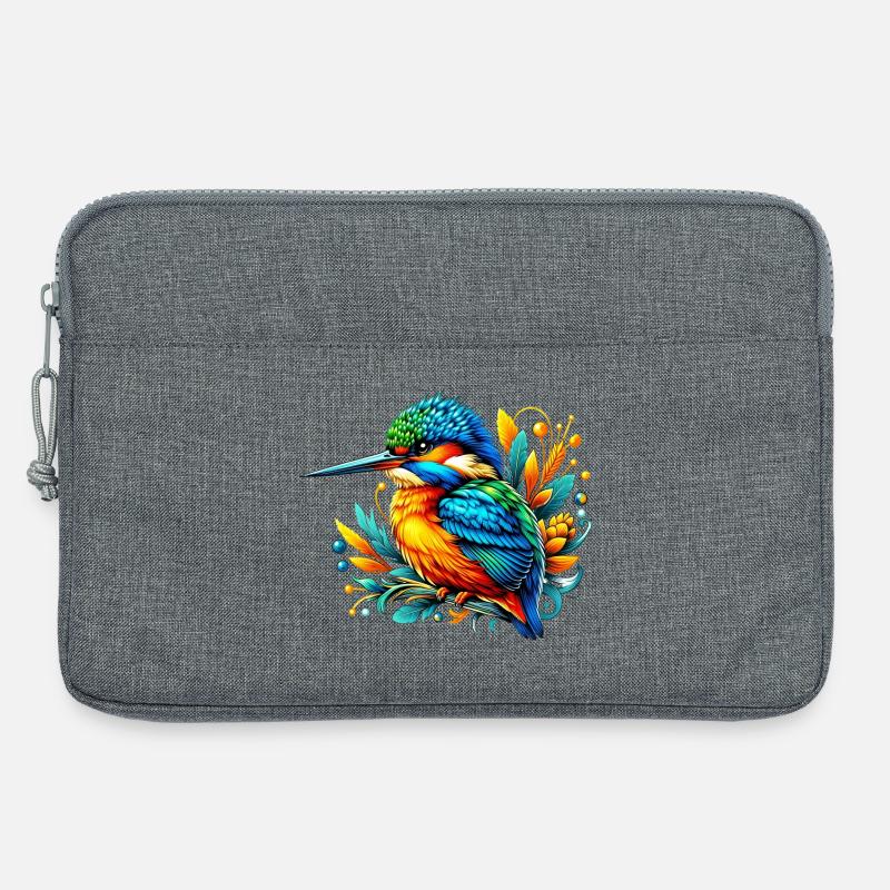 Eisvogel - Laptoptasche 13" - Grau meliert