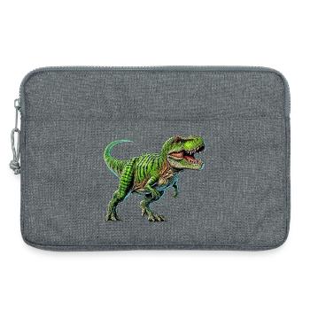 Dinosaure - Sacoche pour ordinateur portable 13 pouces - gris chiné - Devant