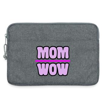Mama - Laptoptasche 13" - Grau meliert - Vorne