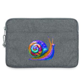 Escargot - Sacoche pour ordinateur portable 13 pouces - gris chiné - Devant