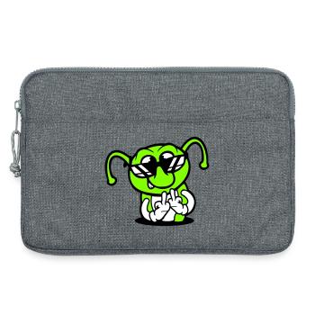 Lunettes de soleil Caterpillar Middle Finger Insult Hole - Sacoche pour ordinateur portable 13 pouces - gris chiné - Devant
