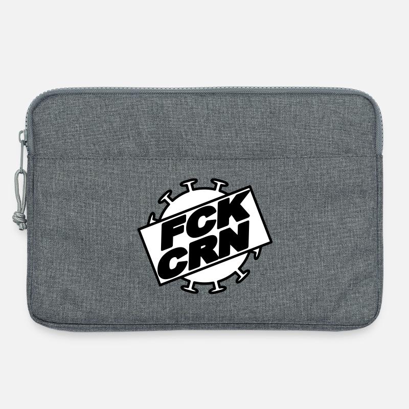 FCK_CRN_1 - Laptoptasche 13" - Grau meliert