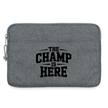Der Champion ist da - Laptoptasche 13" - Grau meliert - Vorne
