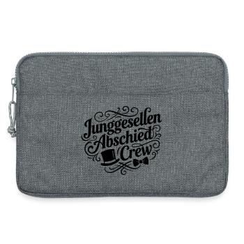 Junggesellenabschied Crew Jga - Laptoptasche 13" - Grau meliert - Vorne