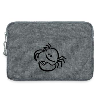 Cancer - Sacoche pour ordinateur portable 13 pouces - gris chiné - Devant