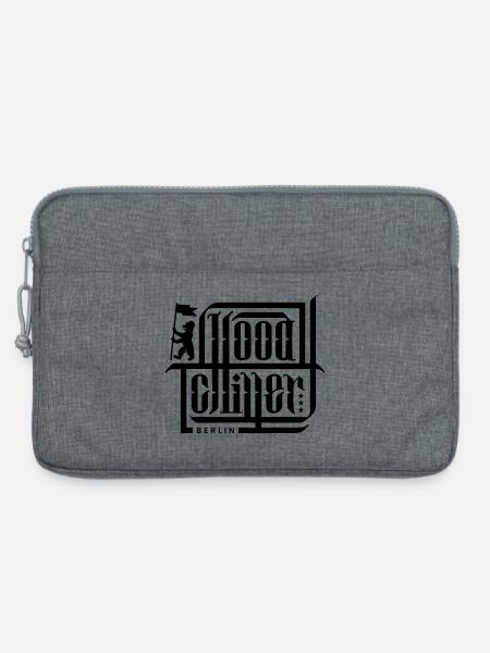 Calli - Hood Chiller Berlin - Laptoptasche 13" - Grau meliert