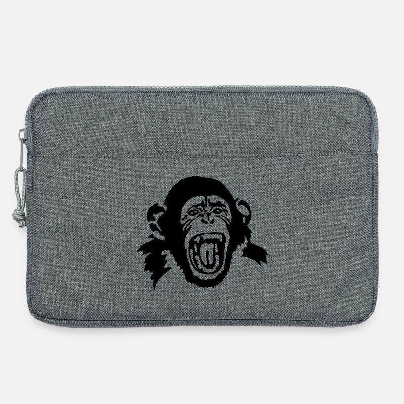 Affe - Laptoptasche 13" - Grau meliert