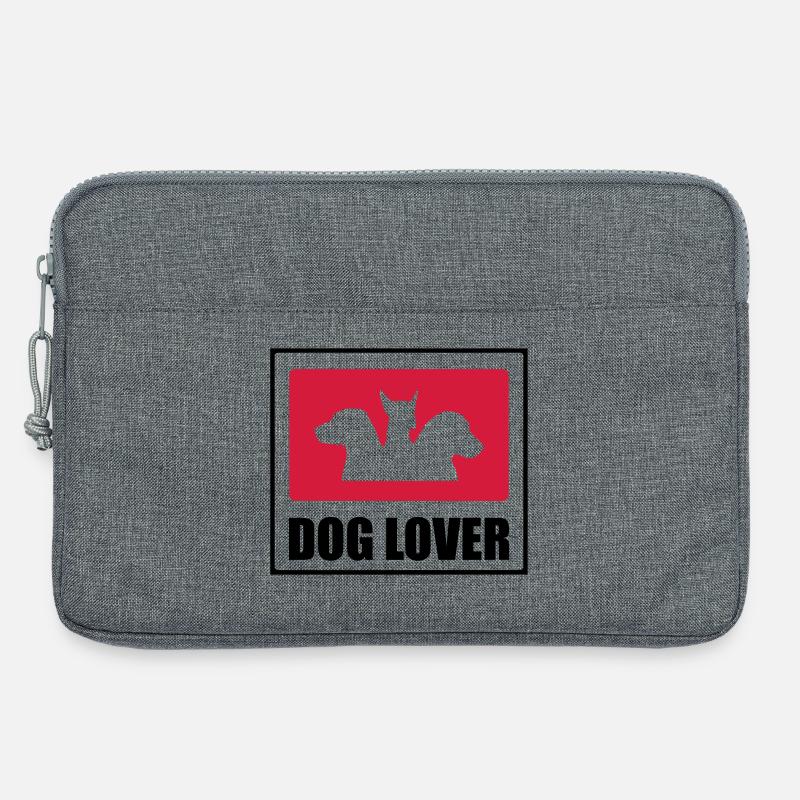 Dog Lover - Laptoptasche 13" - Grau meliert