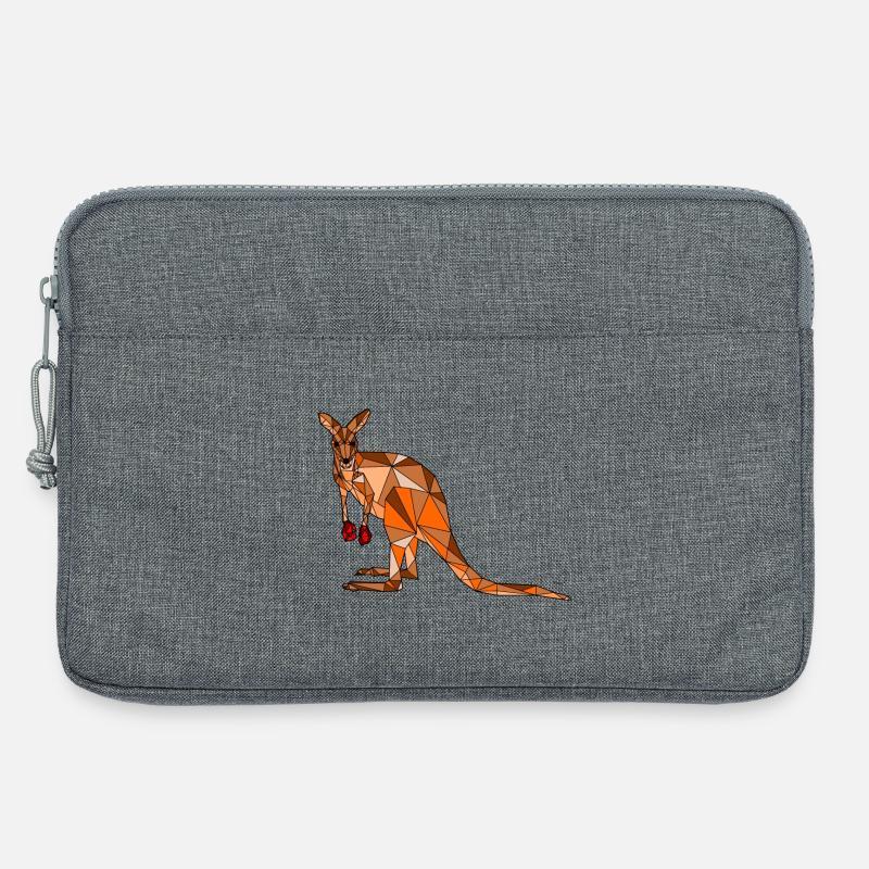 Känguru blanko - Laptoptasche 13" - Grau meliert