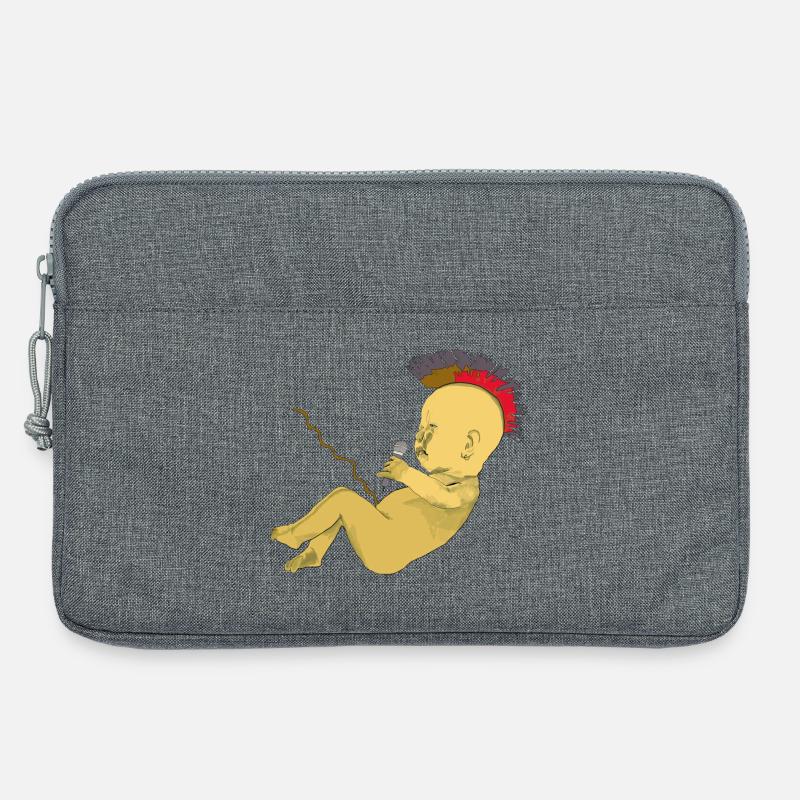 Punk - Laptoptasche 13" - Grau meliert