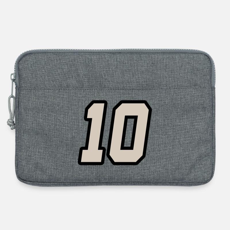 Nummer zehn 10 - Laptoptasche 13" - Grau meliert