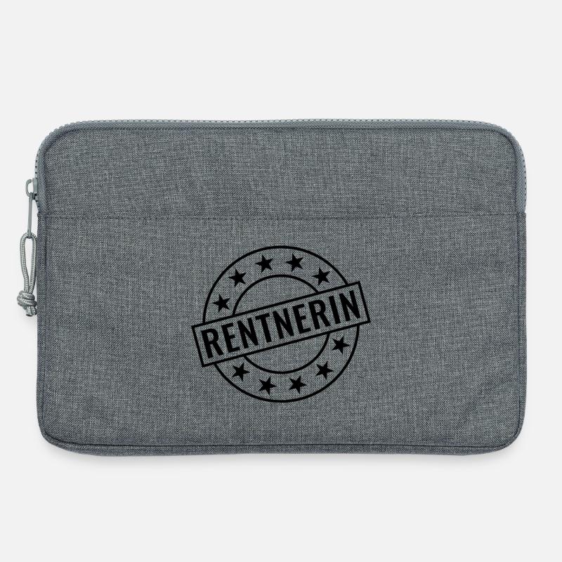 Rentnerin - Laptoptasche 13" - Grau meliert
