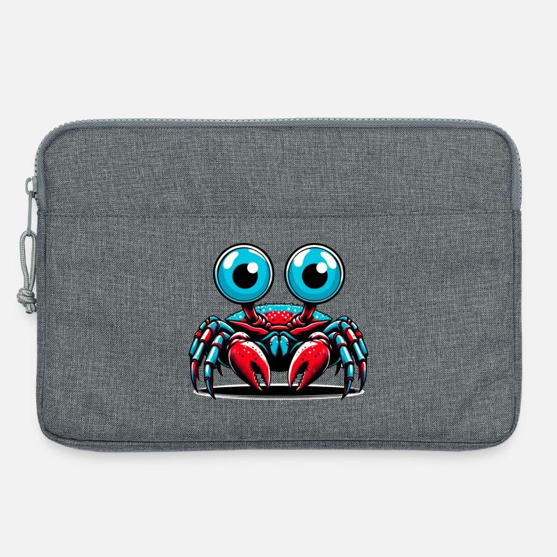 Krebs - Laptoptasche 13" - Grau meliert