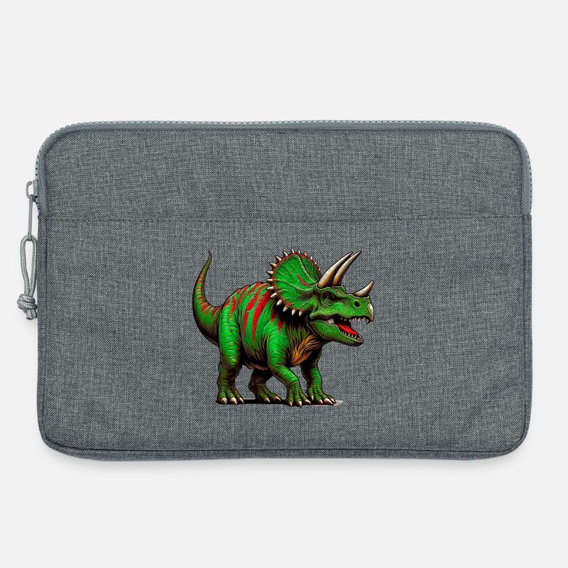 Dinosaurier - Laptoptasche 13" - Grau meliert