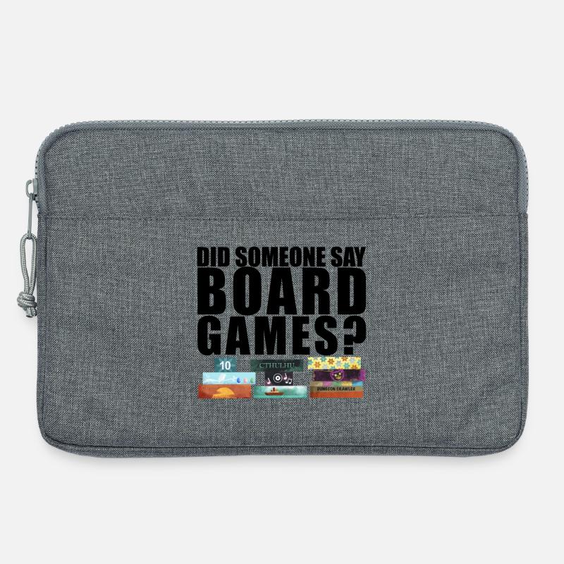 Did someone say board games? Brettspiele - Laptoptasche 13" - Grau meliert