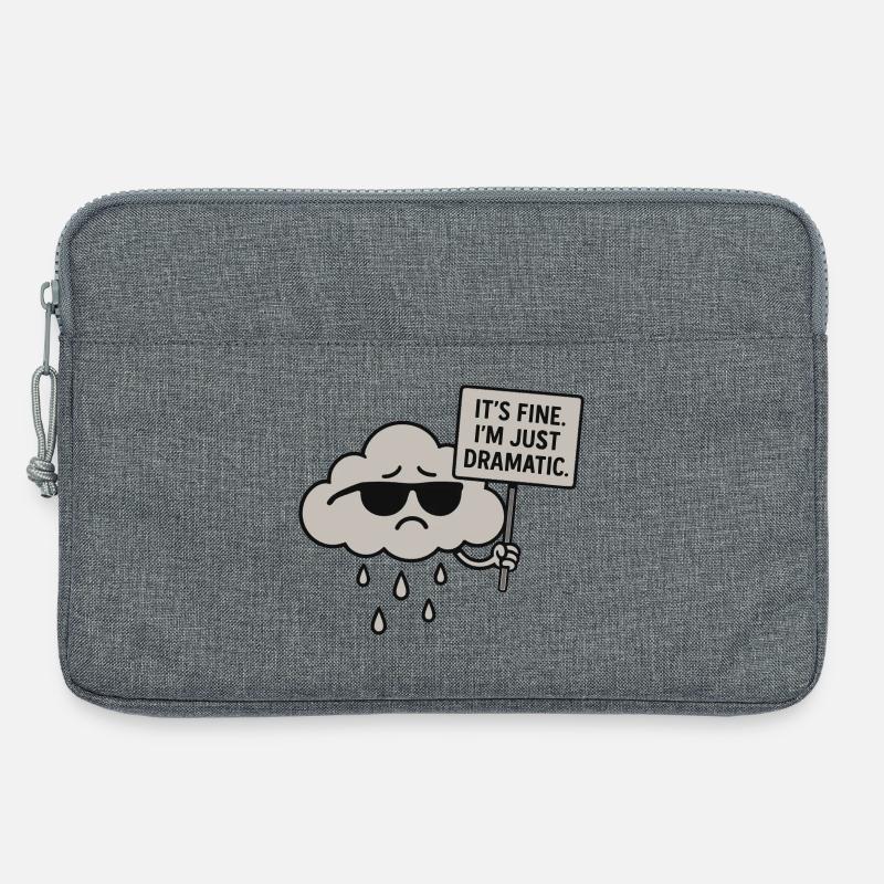 Drama Cloud - Laptoptasche 13" - Grau meliert