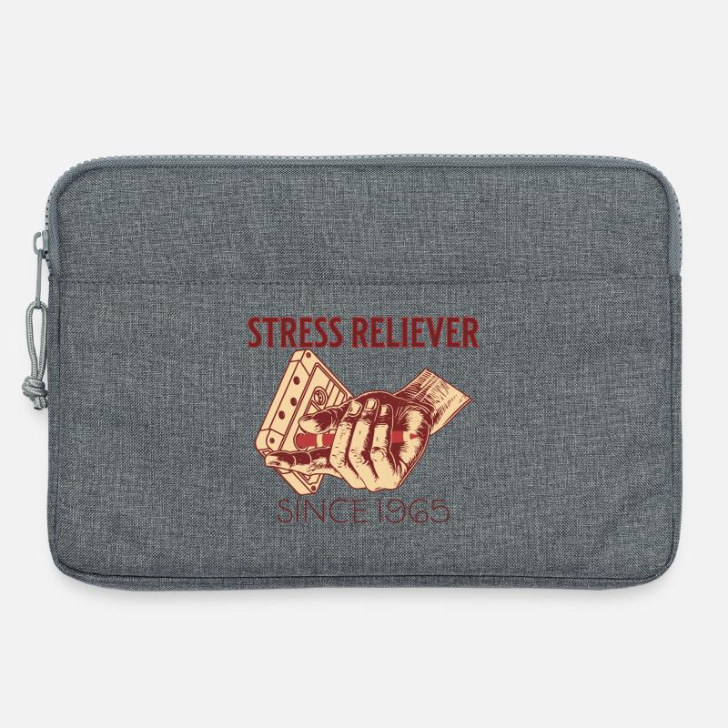 Stress reliever - Laptoptasche 13" - Grau meliert