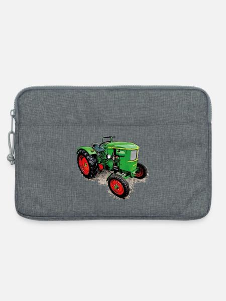 Legendärer Traktor Klassiker - Laptoptasche 13" - Grau meliert