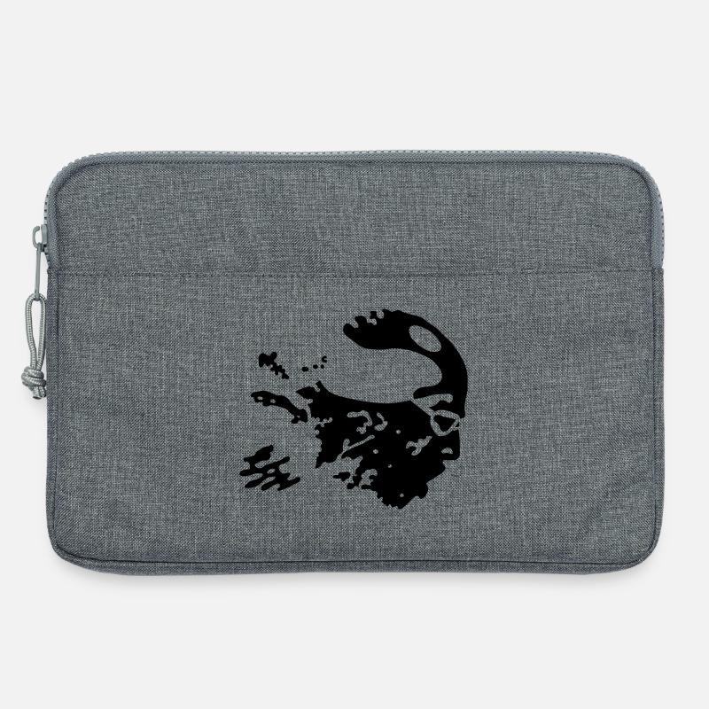 Schwimmer - Laptoptasche 13" - Grau meliert