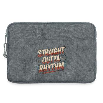 Cardiac Tech Straight Outta Rhythm Echo Tech - Laptoptasche 13" - Grau meliert - Vorne