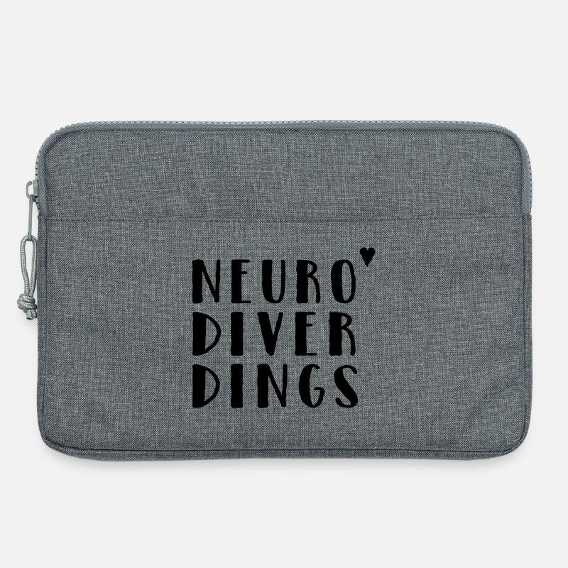Neurodiverdings - Laptoptasche 13" - Grau meliert