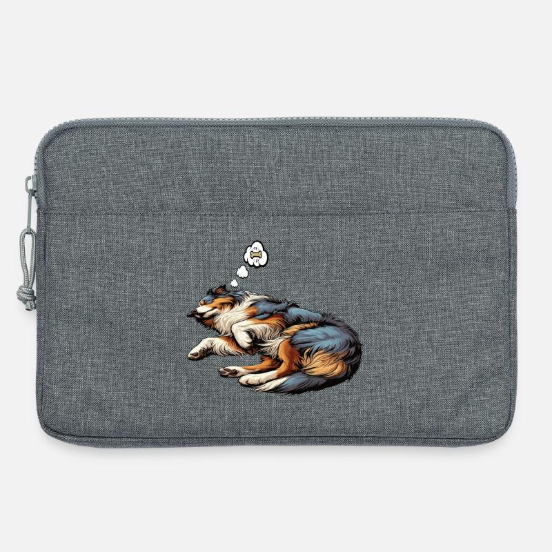 Australian Shepherd Aussie Aussiebesitzer Aussies - Laptoptasche 13" - Grau meliert