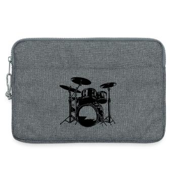 percussion - Sacoche pour ordinateur portable 13 pouces - gris chiné - Devant
