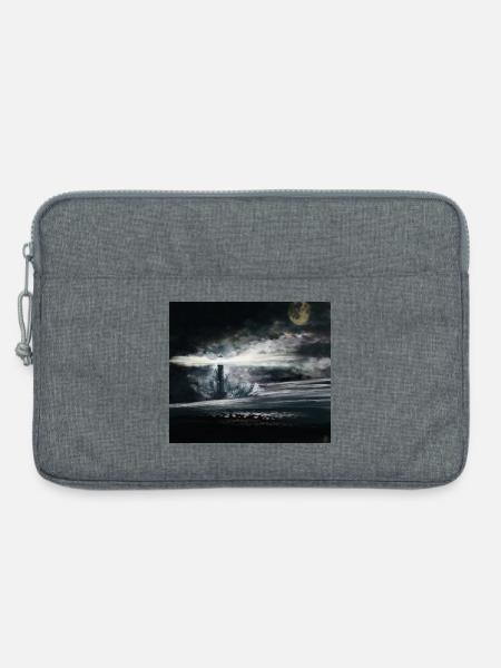 Ozean der Nacht - Laptoptasche 13" - Grau meliert